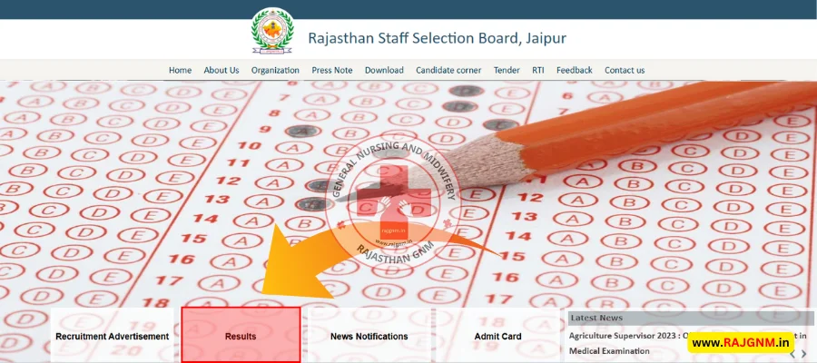 rajgnm result result